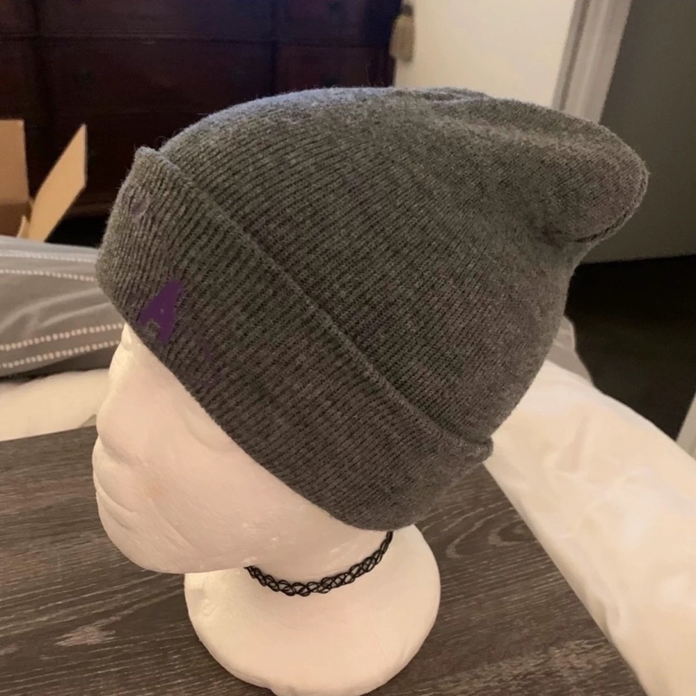 Gray Knit Beanie
